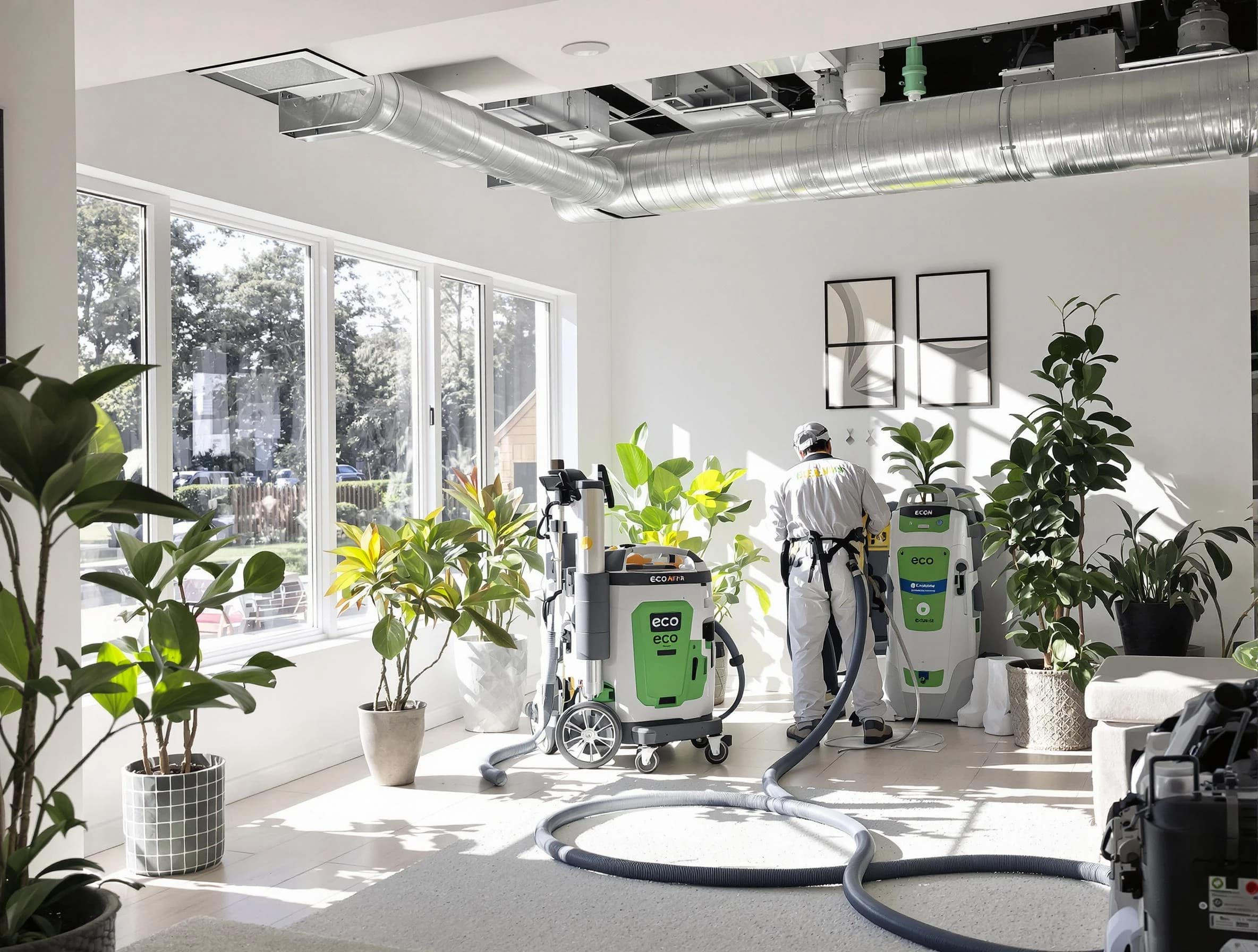 Environmentally-friendly duct cleaning by Orange Air Duct Cleaning in Orange