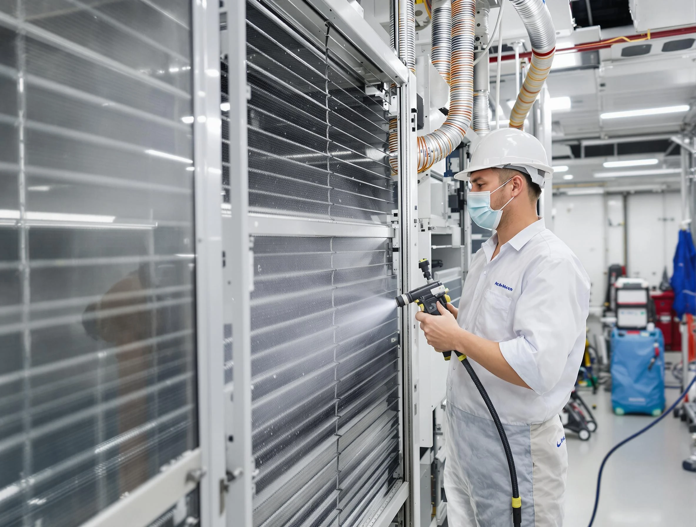 Professional AC coil cleaning by Orange Air Duct Cleaning in Orange