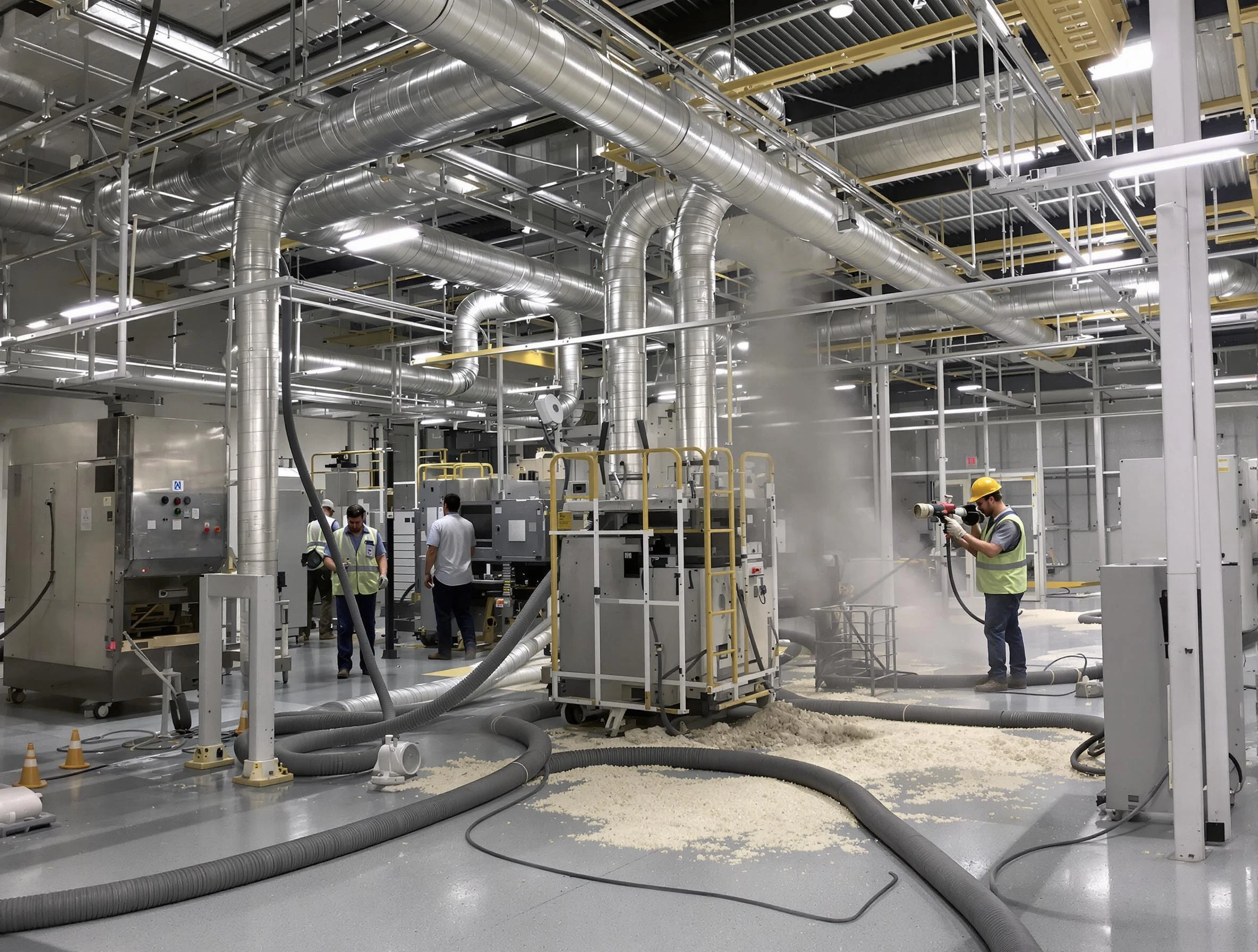 Heavy-duty industrial duct cleaning by Orange Air Duct Cleaning in Orange